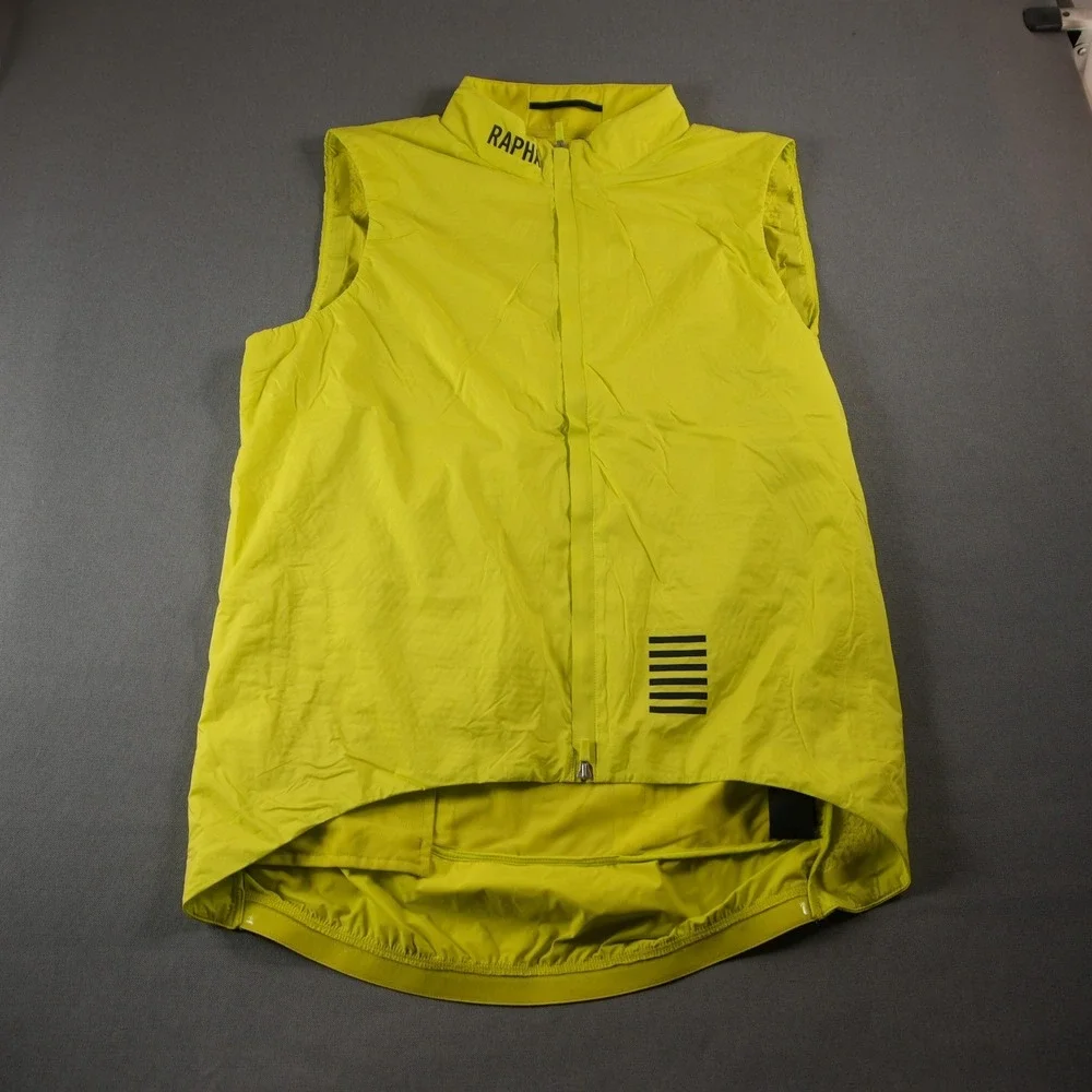 Rapha Pro Team Insulated Gilet Men Vest XXL Green Performance Cycling Bike